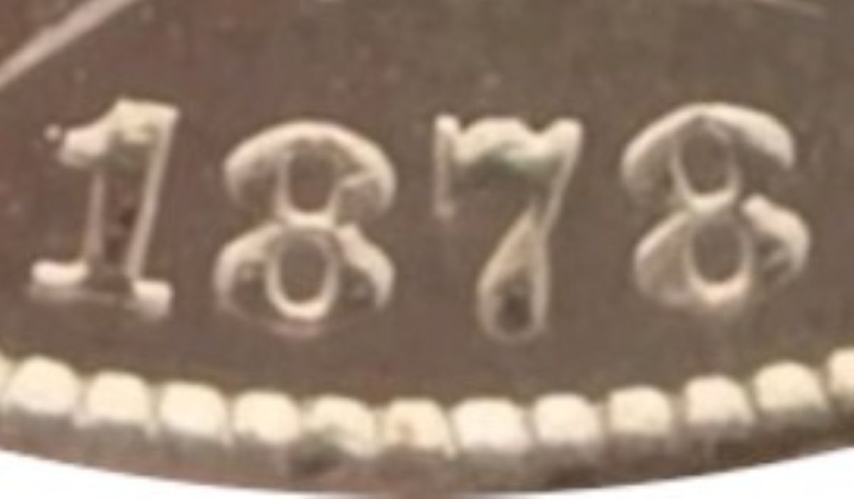 1878-CC-$1-Morgan-Dollar-#3---Not-In-A-Fake-TPG-Holder!